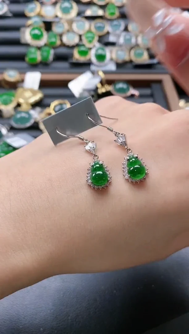 【闪购商品】翡翠戒指银S925镶嵌51151