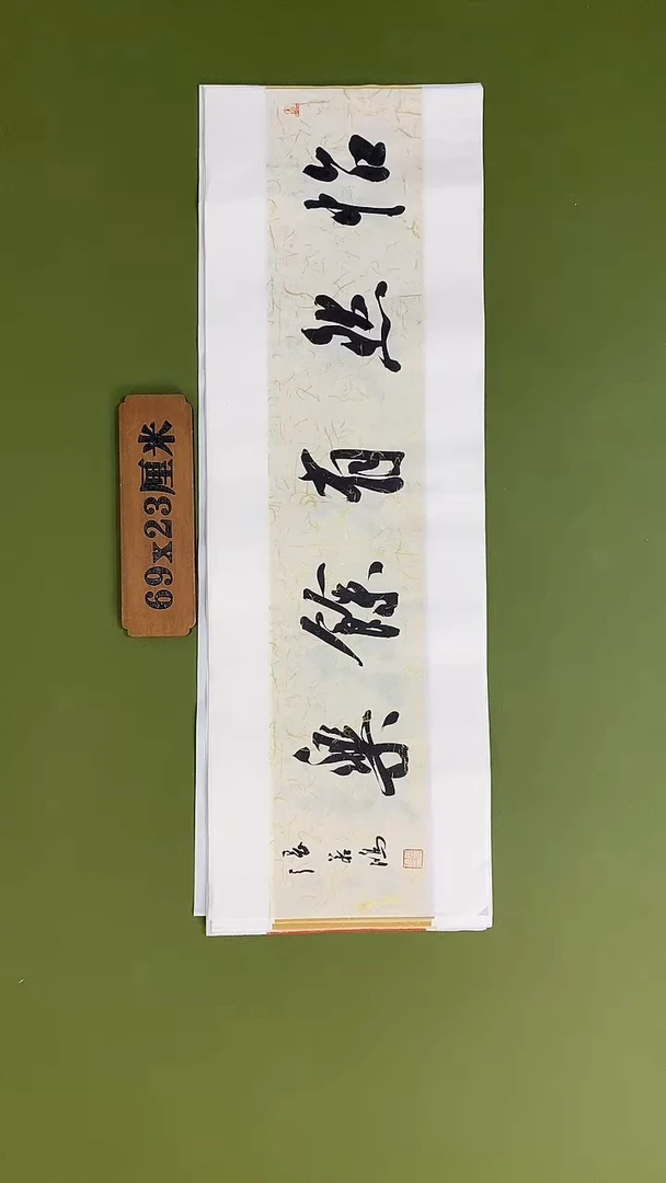 书法书法 张若鸿 尺寸69cm*23cm