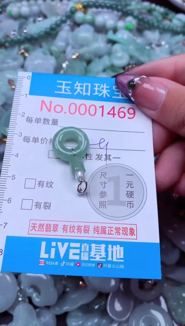 吊坠(不含链)未镶嵌翡翠1469