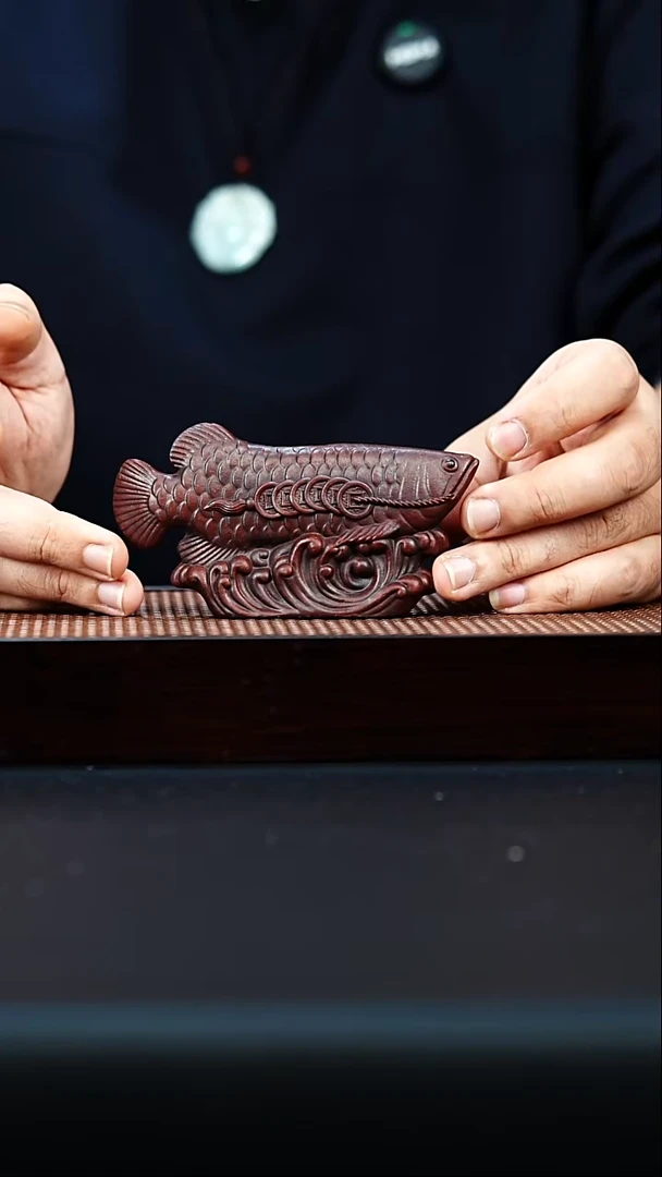 茶壶紫砂宜兴紫砂 茶宠 金龙鱼
