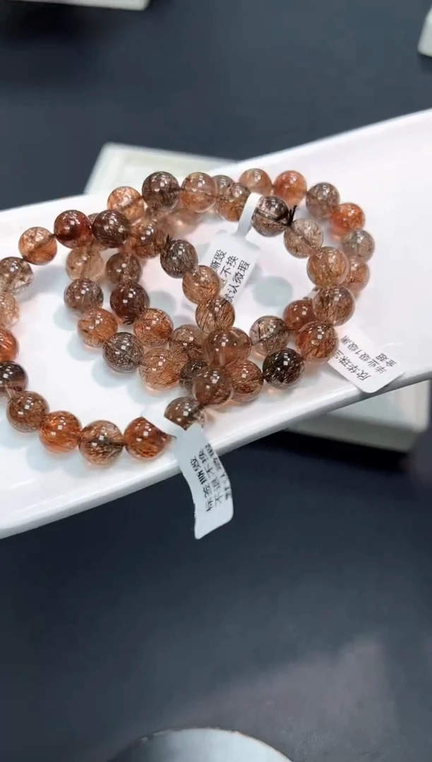 【闪购商品】水晶手串未镶嵌74F多样性发其一/1条11mm默认微瑕