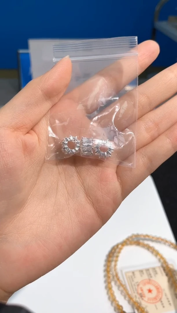 【闪购商品】水晶手链未镶嵌91号锆石小方钻配件