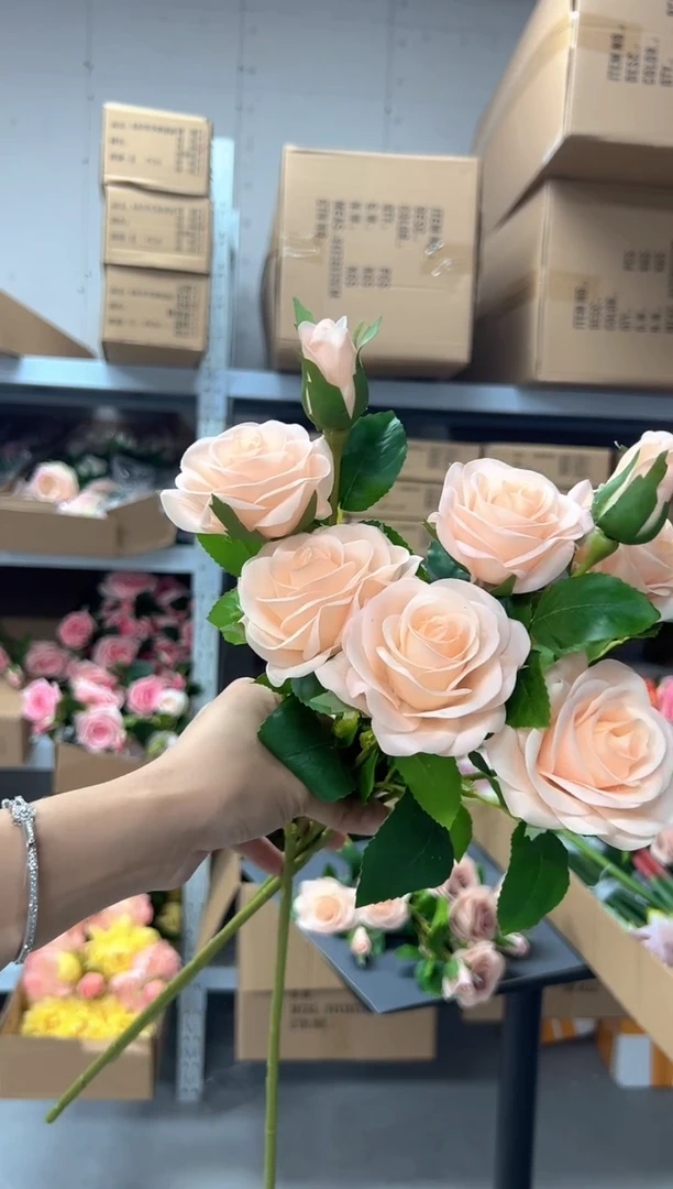 3枝香槟色手感保湿卡布奇诺