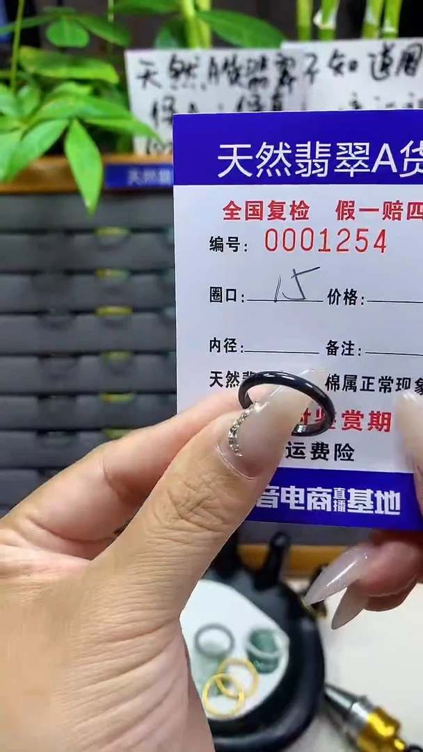 【闪购商品】翡翠戒圈未镶嵌天然翡翠A货1254