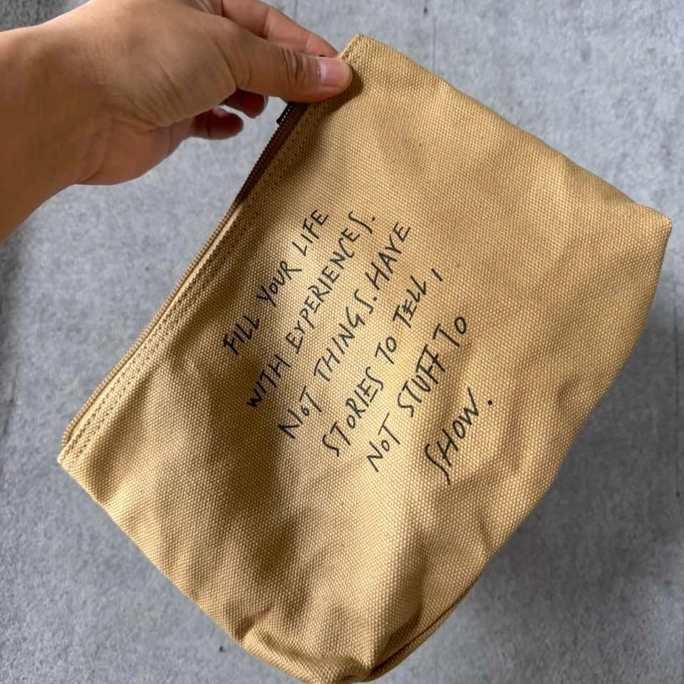 阿风感恩体验 重磅加厚帆布收纳包 6357