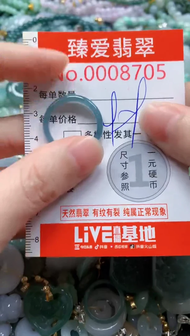 翡翠未镶嵌吊坠(不含链)8705