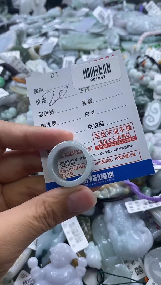 翡翠未镶嵌吊坠(不含链)001843