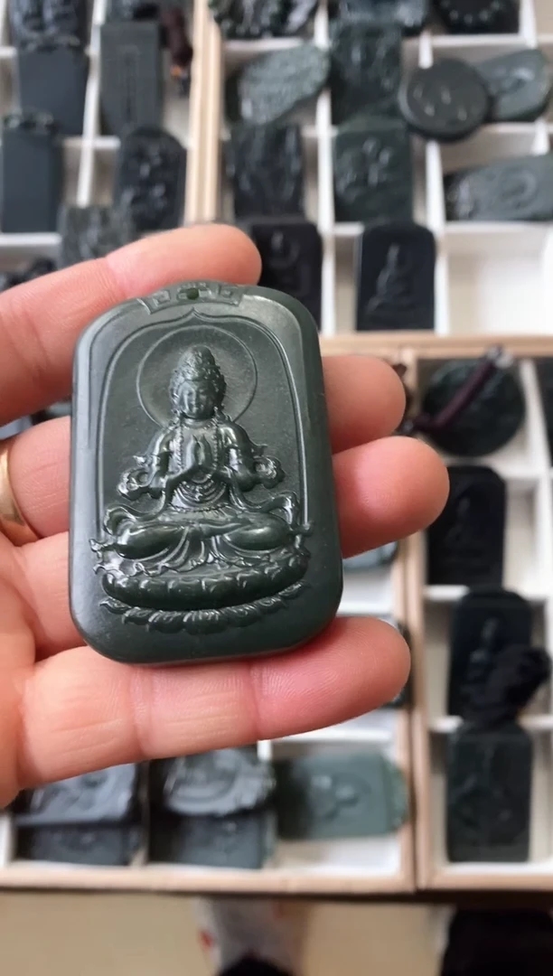 【闪购商品】和田玉吊坠(不含链)未镶嵌观音