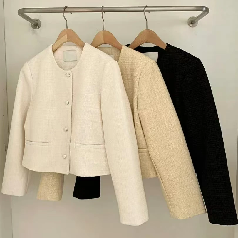 【云织暮雪】-茜茜欧尼-韩国东大门-FF-小香风外套