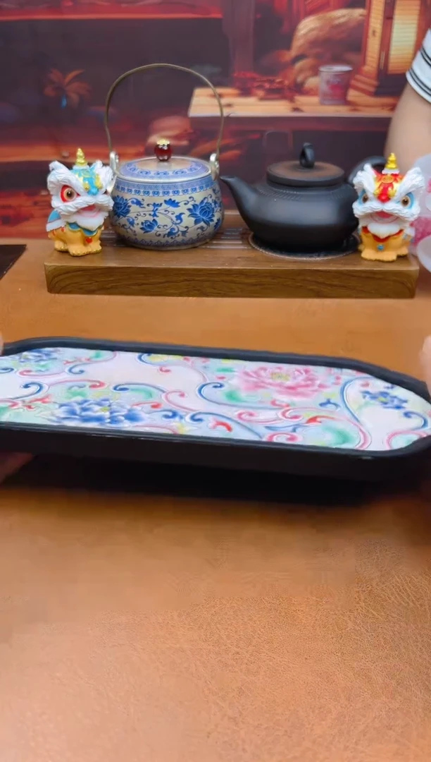 陶瓷茶具摆件旅行套组