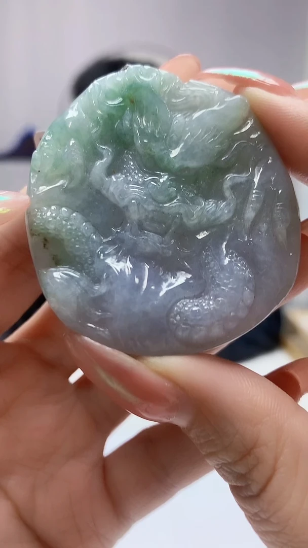 【闪购商品】定制翡翠未镶嵌5153DD-毛货挂件198