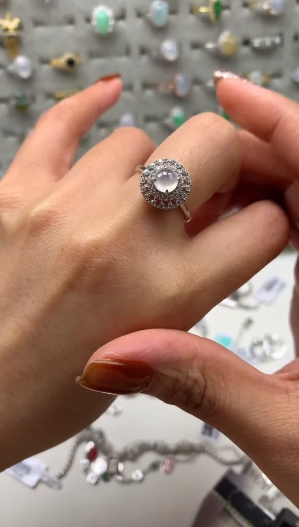 银S925镶嵌戒指翡翠16