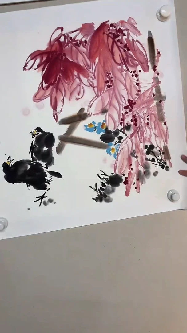 国画艺术家国画作品张武53
