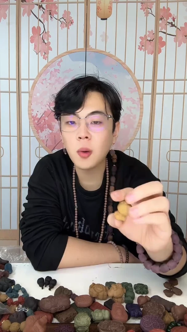 泥塑万*湿气6个手串