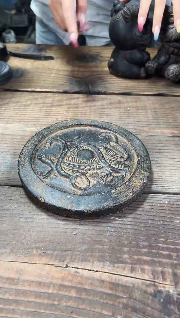陶土【火山泥】玄武大圆盘