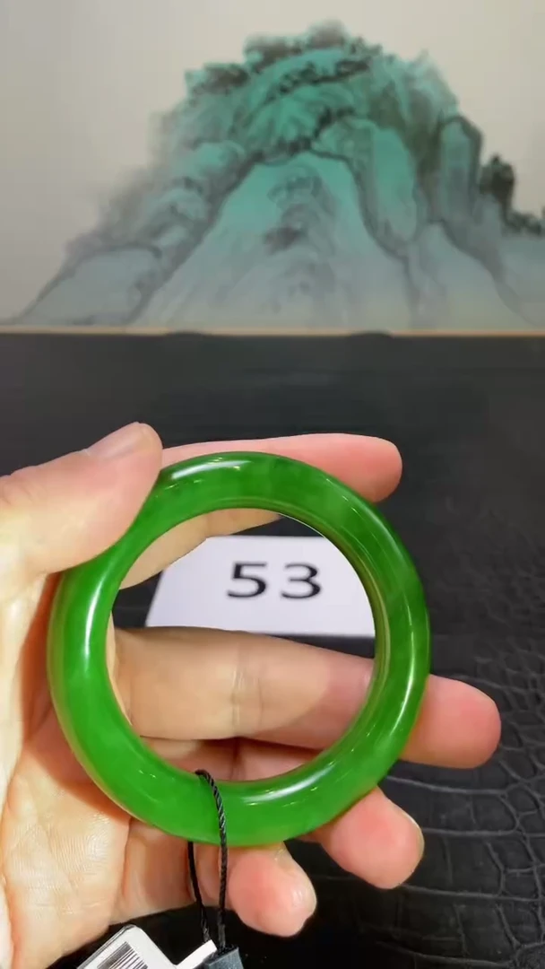 未镶嵌手镯和田玉（碧玉）广***源53