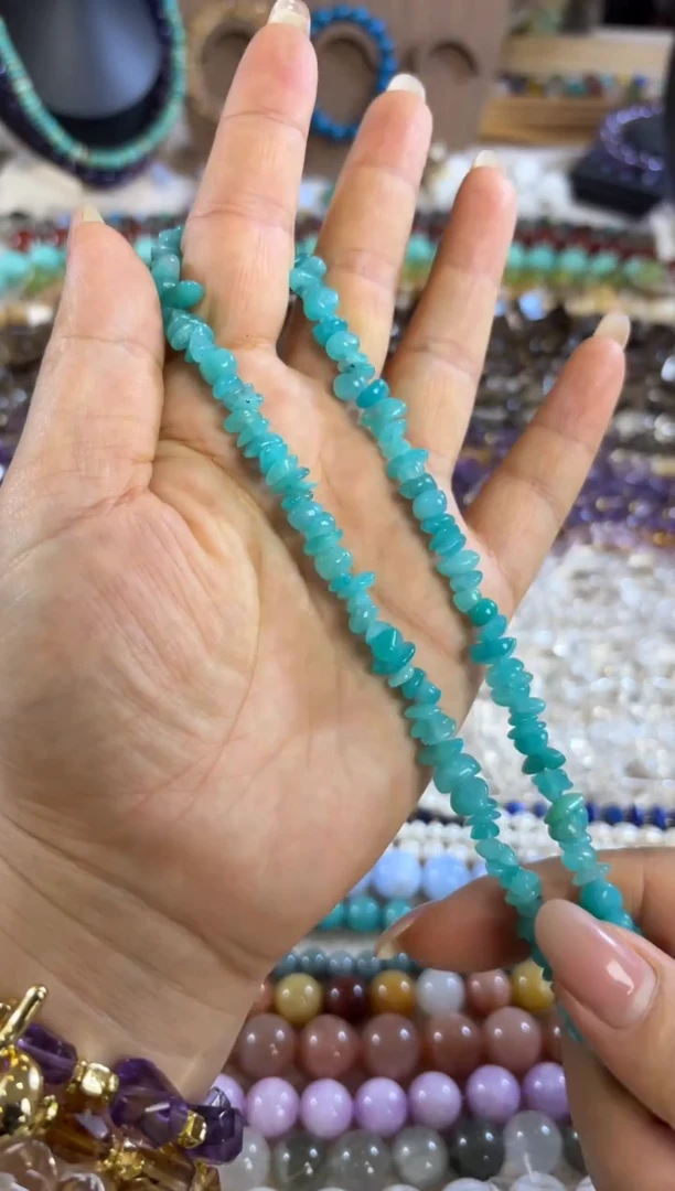 未镶嵌玛瑙/玉髓珠宝半成品天河石碎碎