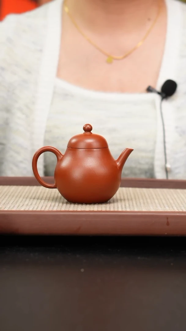 【闪购商品】紫砂茶壶赵庄朱泥高梨160cc