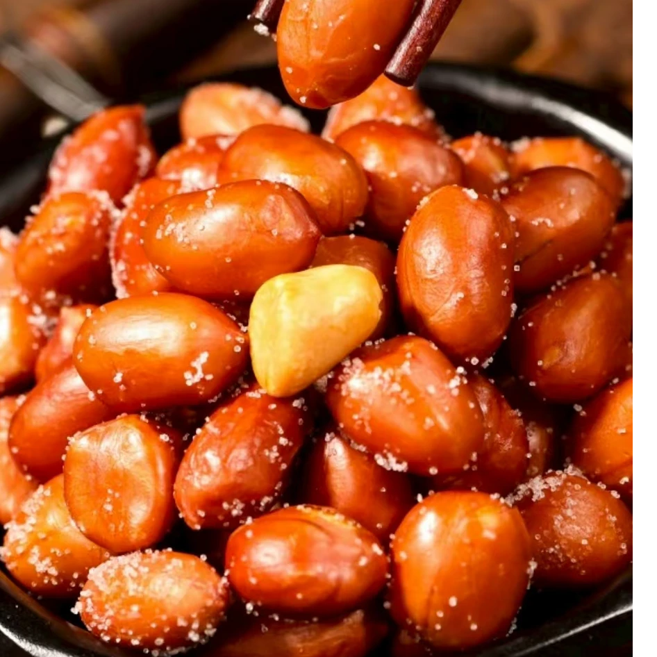 米粒部落老味道油炸花生米颗粒饱满焦香酥脆