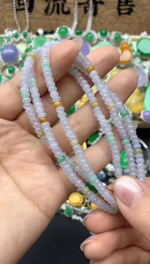 【闪购商品】翡翠手链未镶嵌42中国好珍宝