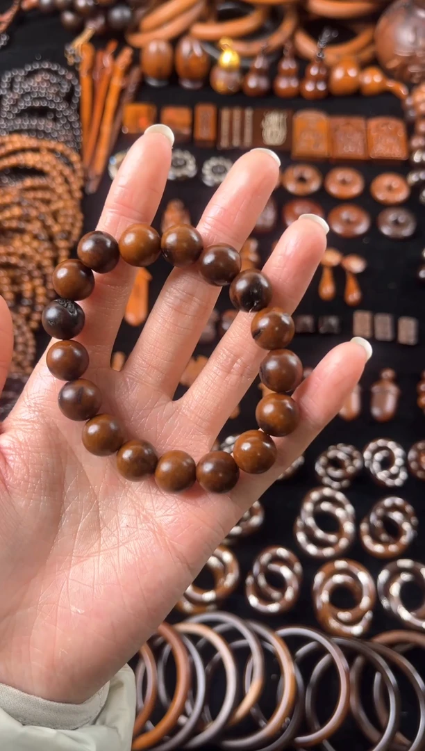 枣木雷击枣木雷痕手串1.2