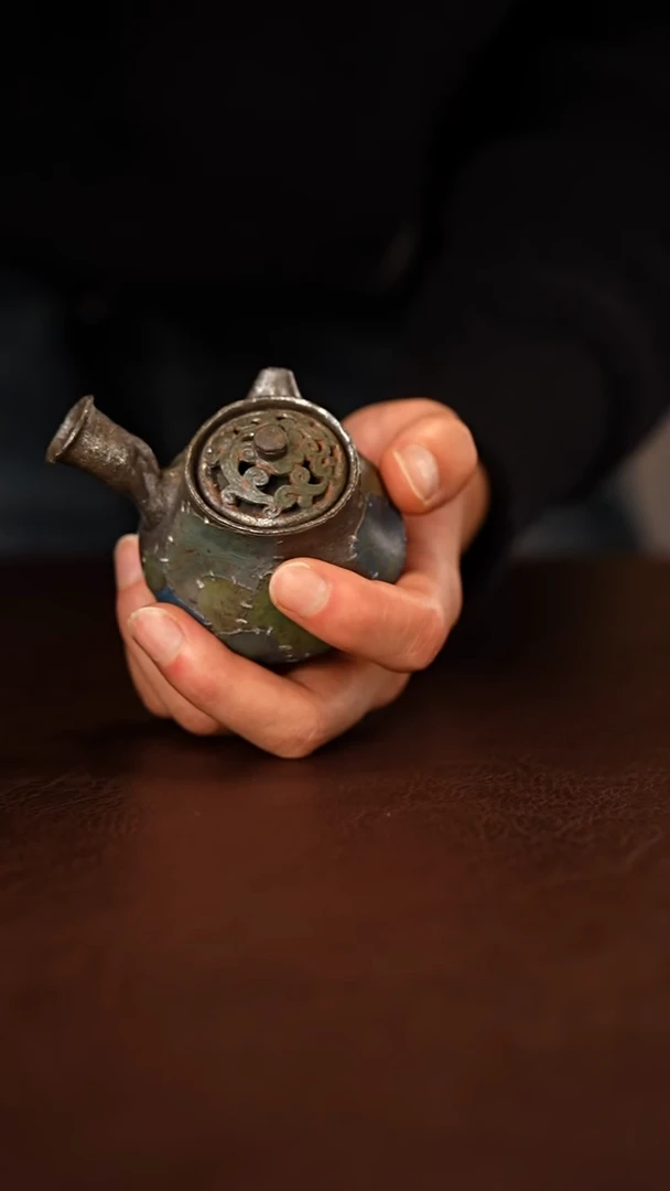 茶壶紫砂s****0香虞侧把100cc 全手