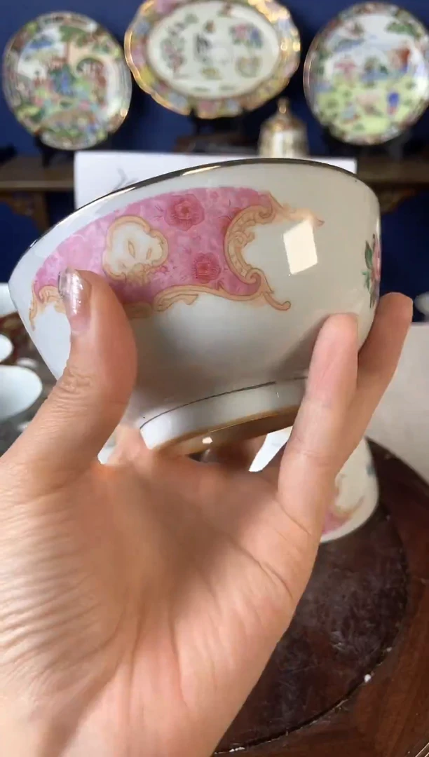 瓷片微瑕景德镇窑厂瓷摆件单件