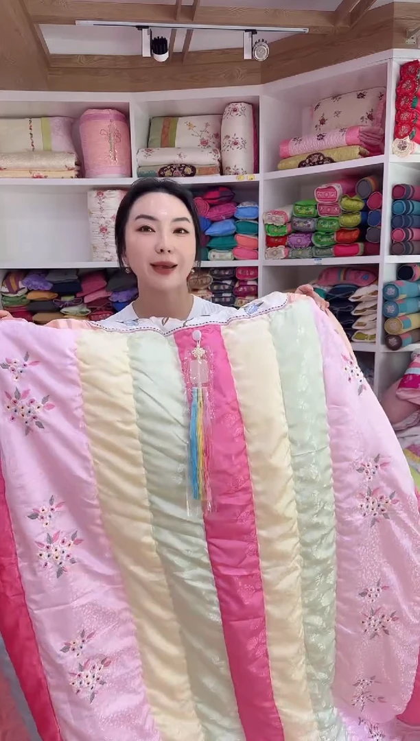 棉【46号】彩条活套被 2米