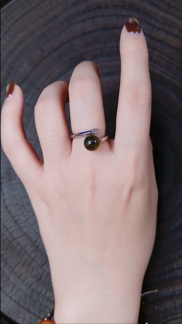 未镶嵌琥珀戒指福利 戒指