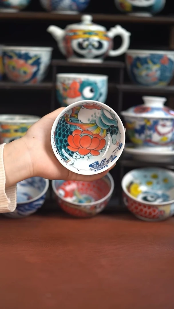 老师作品神仙鱼矮卢氏杯（宠粉福利）