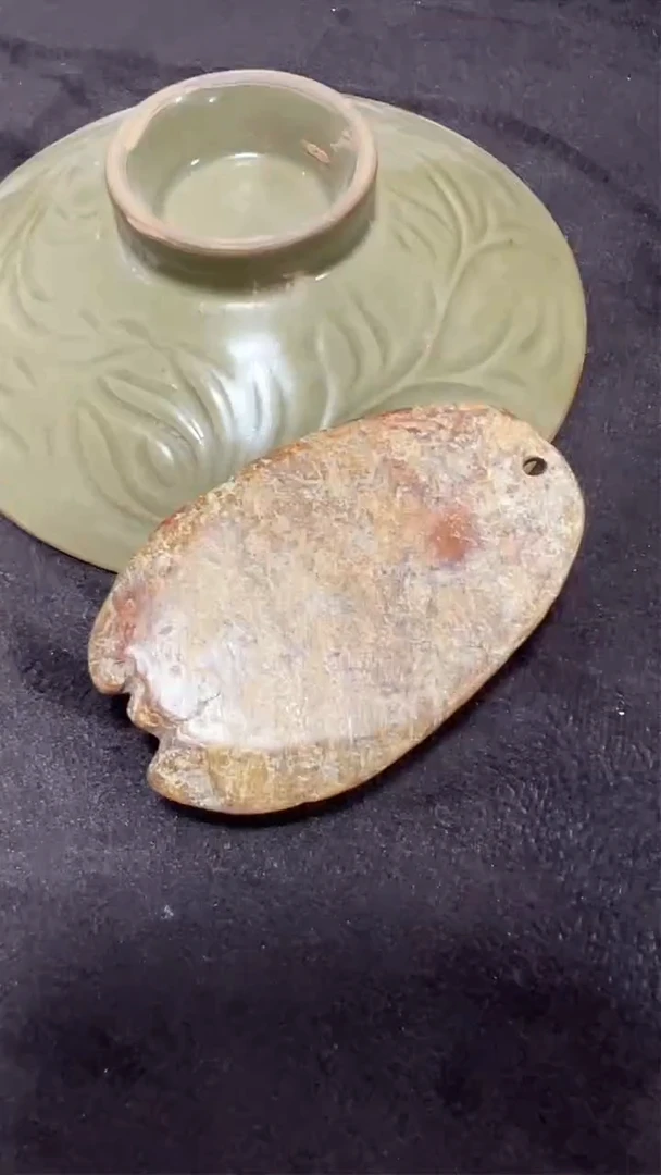 瓷片手工，手绘，陶瓷1-weixia