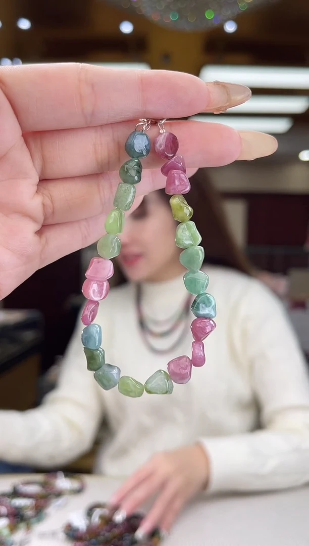 【闪购商品】碧玺/未镶嵌碧玺手链多样性发货13