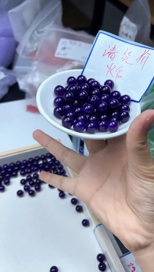 玛瑙/玉髓散珠未镶嵌D449深舒 具 来10mm6颗8.8元