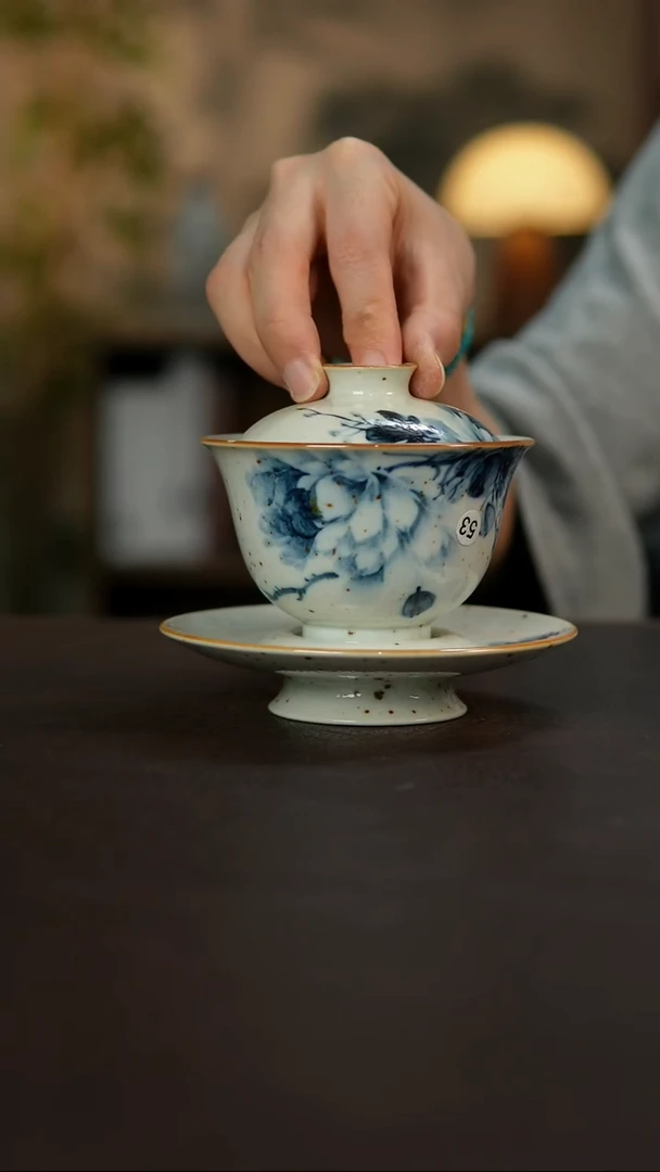 杯景德镇陶瓷杯碗柴烧多人
