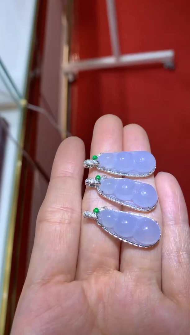 【闪购商品】翡翠颈饰18K金镶嵌|不退不换多样性发一