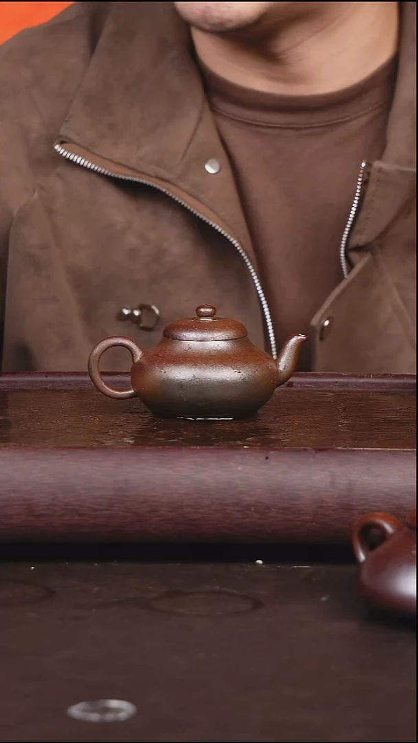 茶壶紫砂柴烧 壶