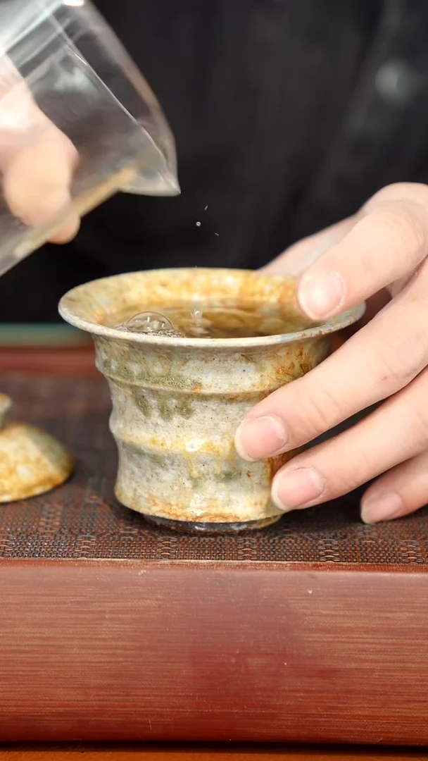 陶瓷奢瓷/瑞寅柴烧茶器（盖碗）603瑕疵