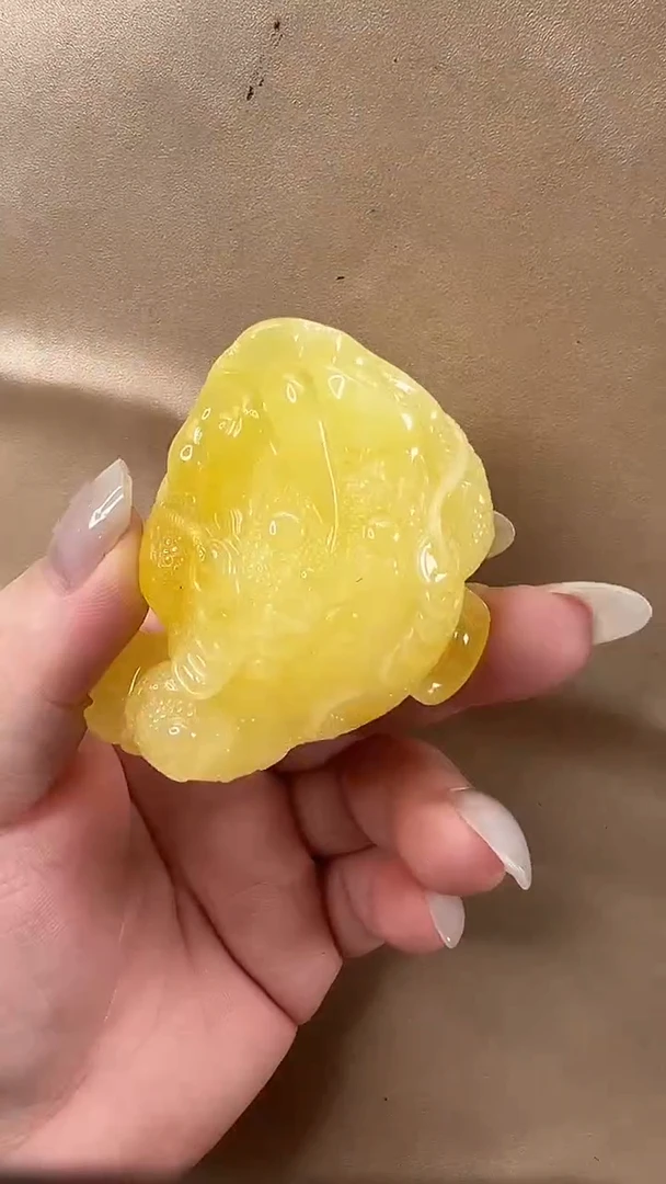 琥珀颈饰未镶嵌吊坠