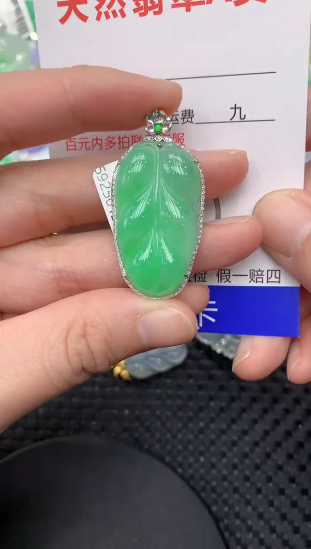 【闪购商品】翡翠颈饰18K金镶嵌11111111111