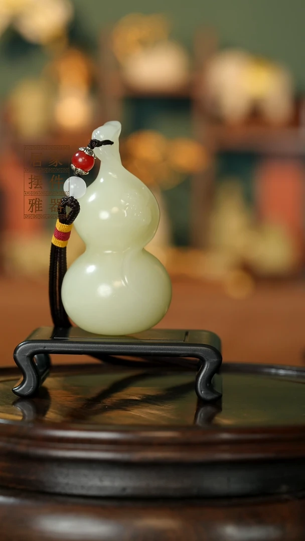 玉《大叶福禄》摆件