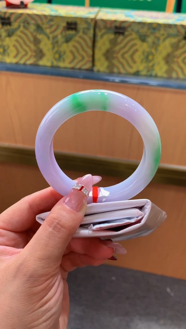 未镶嵌手镯翡翠-F46-正圈56.7