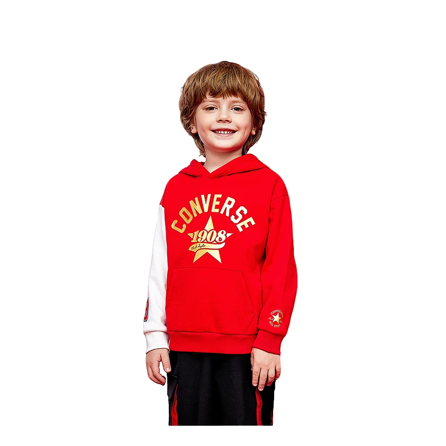 Converse匡威男女童装加绒连帽卫衣CNVN-PO-H193