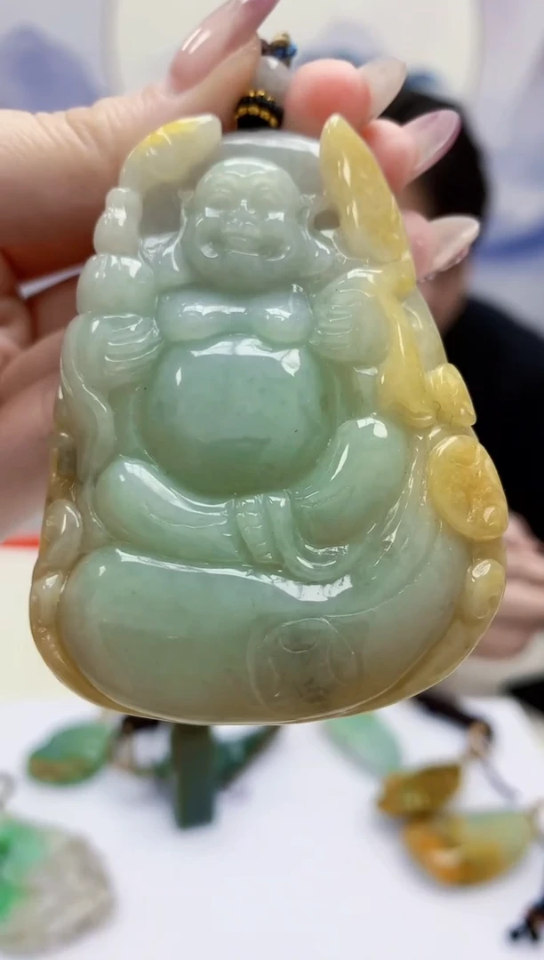 定制翡翠未镶嵌5060jw-毛货挂件72