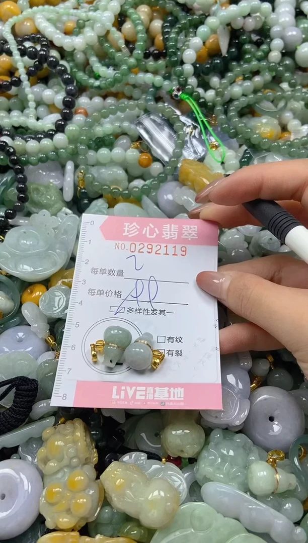 翡翠未镶嵌颈饰闪购0292119多样性发其一