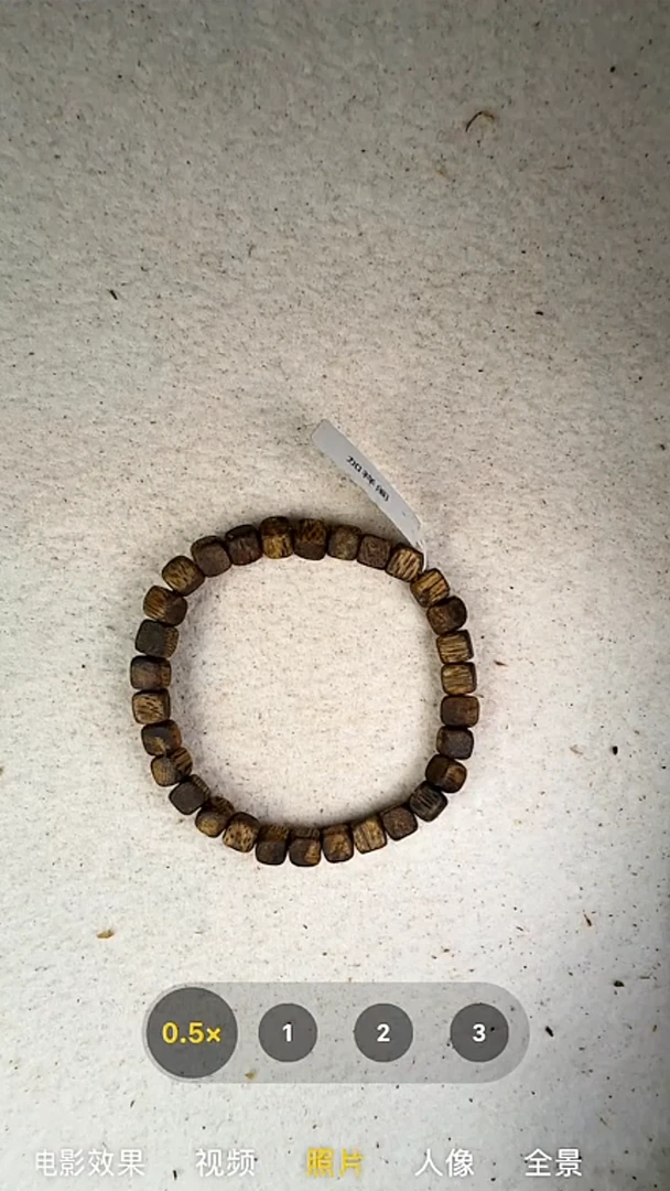 沉香手串奇楠方糖单圈手串52