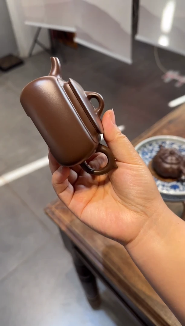 茶壶紫砂钱***k长四方 紫砂壶