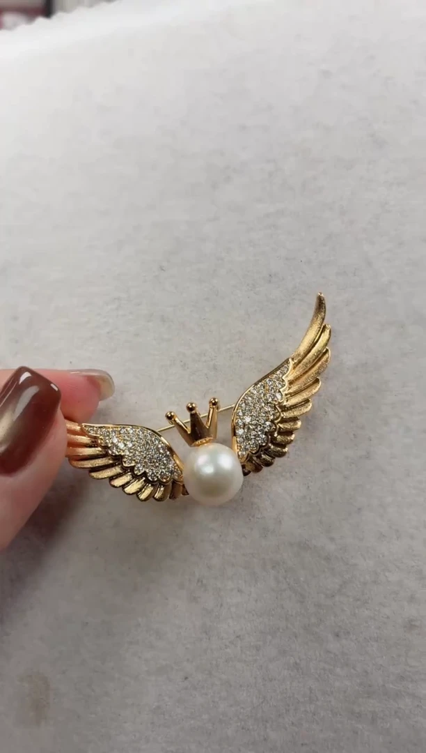 未镶嵌胸针海水珍珠q739