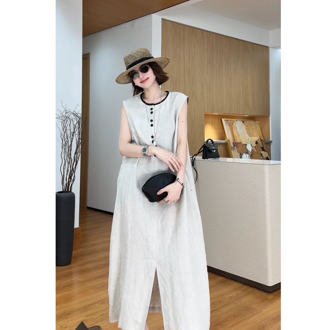 YYOUHAN 2025新款【小步舞曲】小众设计显瘦百搭连衣裙 2504C2157