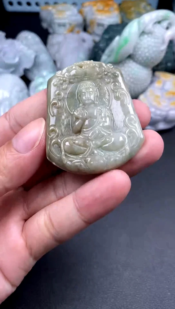 吊坠(不含链)未镶嵌翡翠1