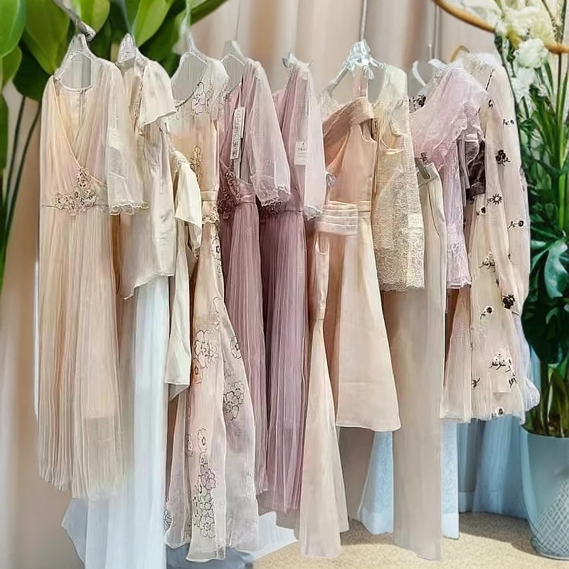 时尚淑女仙仙裙优雅气质夏季中国风印花